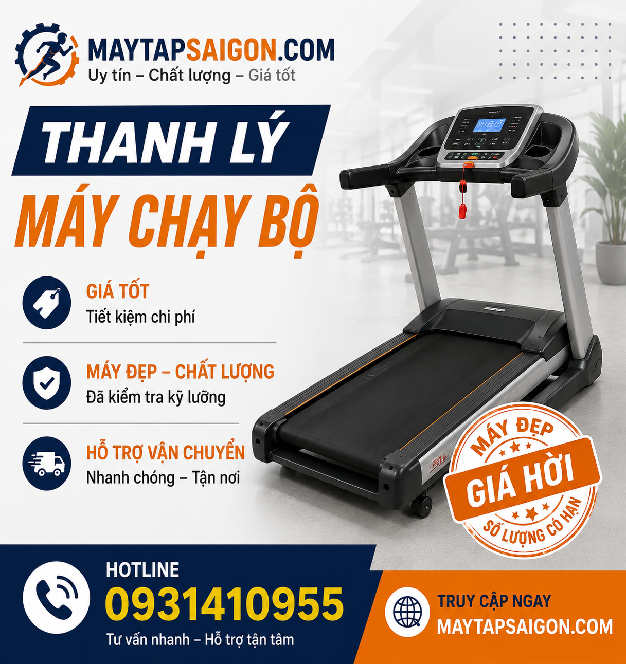 Thanh lý Máy Chạy Bộ